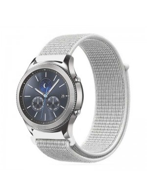 Ремінець BeCover Nylon Style для Samsung Galaxy Watch 42mm/Watch Active/Active 2 40/44mm/Watch 3 41mm/Gear S2 Classic/Gear Sport White (705823)