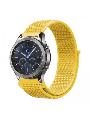 Ремешок BeCover Nylon Style для Samsung Galaxy Watch 42mm/Watch Active/Active 2 40/44mm/Watch 3 41mm/Gear S2 Classic/Gear Sport Yellow (705824)