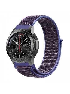 Ремешок BeCover Nylon Style для Samsung Galaxy Watch 46mm/Watch 3 45mm/Gear S3 Classic/Gear S3 Frontier Purple (705870)