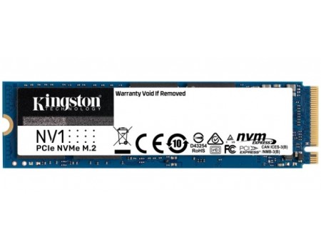 SSD 500GB M.2 NVMe Kingston NV1 M.2 2280 PCIe 3.0 x4 3D TLC (SNVS/500G)