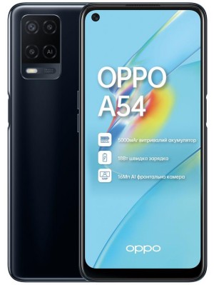 Смартфон Oppo A54 4/64GB Dual Sim Crystal Black