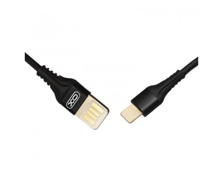 Кабель XO NB118 Weave USB-USB Type-C 2.1A 1м Black (00000012439)