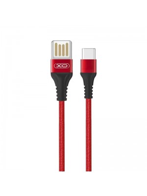 Кабель XO NB118 Weave USB-USB Type-C 2.1A 1м Red (00000014008)
