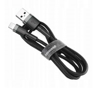 Кабель Baseus Cafule USB-Lightning, 2A, 3м Black/Grey (CALKLF-RG1)