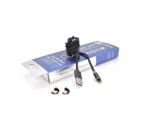 Магнітний кабель PiPo USB 2.0/Micro/Lighting/Type-C 2.0 м Black (18180)