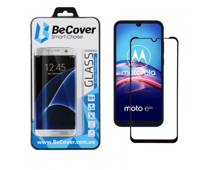 Захисне скло BeCover Premium для Motorola Moto E6s Black (705240)