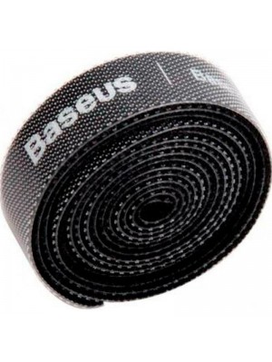 Органайзер для кабелю Baseus Colourful Circle Velcro Strap 1м Black (ACMGT-E01)