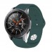 Силиконовый ремешок BeCover для Samsung Galaxy Watch 42mm/Watch Active/Active 2 40/44mm/Watch 3 41mm/Gear S2 Classic/Gear Sport Dark-Green (706186)