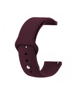 Силиконовый ремешок BeCover для Motorola Moto 360 2nd Gen. Men"s Purple-Wine (706258)