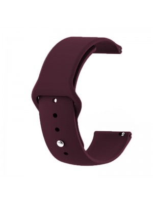 Силіконовий ремінець BeCover для LG Watch Sport W280A Purple-Wine (706218)