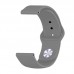 Силиконовый ремешок BeCover для Samsung Galaxy Watch 46mm/Watch 3 45mm/Gear S3 Classic/Gear S3 Frontier Gray (706320)