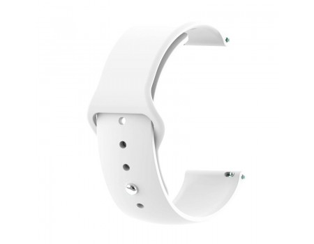 Силиконовый ремешок BeCover для Samsung Galaxy Watch 46mm/Watch 3 45mm/Gear S3 Classic/Gear S3 Frontier White (706317)