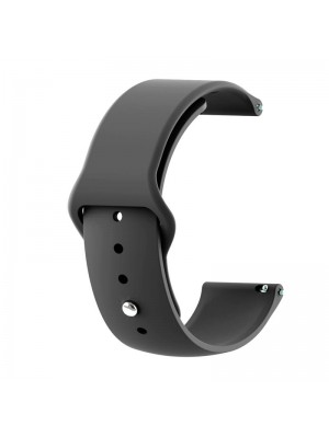 Силиконовый ремешок BeCover для Samsung Galaxy Watch 46mm/Watch 3 45mm/Gear S3 Classic/Gear S3 Frontier Black (706316)