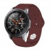 Силиконовый ремешок BeCover для Samsung Galaxy Watch 46mm/Watch 3 45mm/Gear S3 Classic/Gear S3 Frontier Dark-Red (706309)