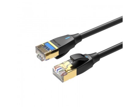 Патч-корд Vention CAT 8 SFTP Ethernet Slim Type, 1.5 m, Black (IKIBG)
