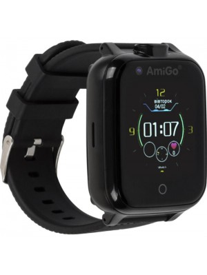 Детские смарт-часы AmiGo GO006 GPS 4G WIFI Videocall Black