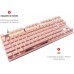 Клавіатура бездротова Motospeed GK82 Outemu Red (mtgk82pmr) Pink USB