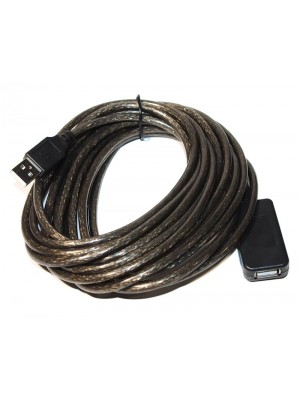 Подовжувач Voltronic USB(AM)-USB(AF) с чипом 5м Black (YT-AECWC AM/AF-5.0m/07368)