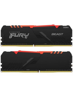 DDR4 2x16GB/3733 Kingston Fury Beast RGB Black (KF437C19BB1AK2/32)