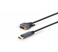 Кабель Cablexpert (CC-DPM-DVIM-4K-6) DisplayPort-DVI, М/М, 1.8м, чорний