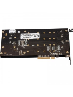 Плата розширення Frime (ECF-PCIEtoSSD011) PCI-E-4хM.2, PLX8724