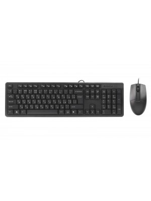 Комплект (Клавіатура, миша) A4-Tech KK-3330 Black USB