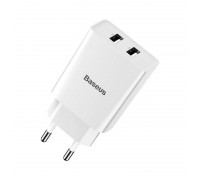 СЗУ Baseus Speed Mini Dual U Charger 10.5 W (eu) White