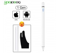 Стилус универсальный Goojodoq Active 1 Gen Android iPhone (iPad до 2017) 1.5mm White (40007597351381W)