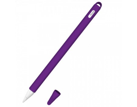 Чохол TPU Goojodoq Hybrid Ear для стілусу Apple Pencil 2 Violet тех.пак (4001055094286V)