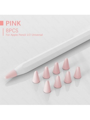 Чохол TPU Goojodoq для наконечника стілуса Apple Pencil (1-2 поколение) (8шт) Pink (1005001835985075P)