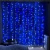 Світлодіодна гірлянда ColorWay (CW-GW-300L33VWFBL) штора 300 LED, 3 м, синій колір, 220V