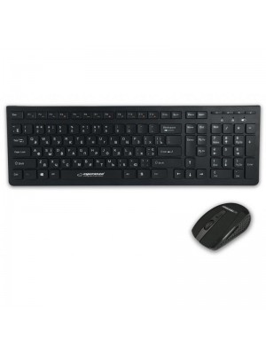 Комплект (клавиатура, мышь) беспроводной Esperanza Tacoma EK136UA Black USB