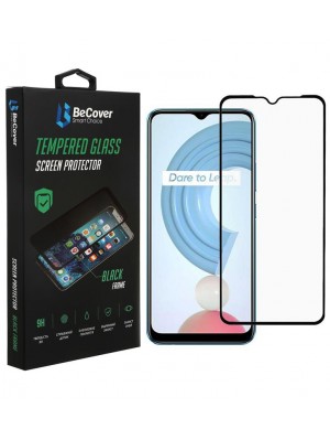 Защитное стекло BeCover для Realme C21Y Black (706904)