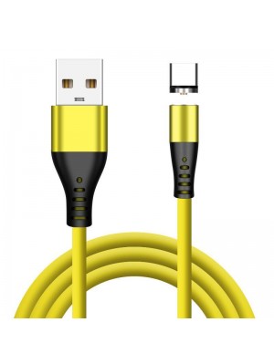 Кабель XoKo SC-400 Magneto USB-Lightning/microUSB/USB Type-C, 1м Yellow (SC-400MGNT-YL)