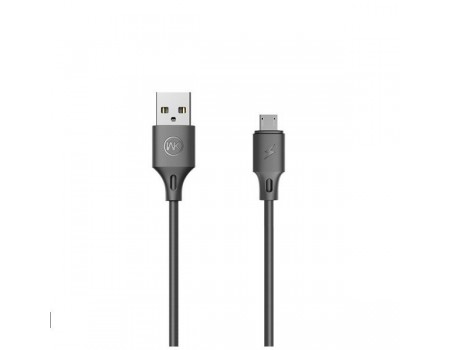 Кабель WK WDC-092m 2,1А USB-MicroUSB, 2м Black