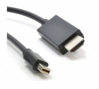 Кабель Voltronic YT-mnDP(M)/HDMI(M)-3m/10317 mini DisplayPort - HDMI, 3м, Black