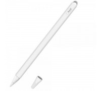 Чохол Goojodoq Hybrid Ear TPU для стілусу Apple Pencil 2 White (4001055094286W)