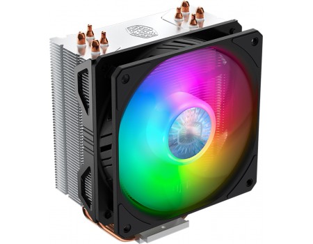Кулер процессорный CoolerMaster Hyper 212 ARGB (RR-2V2L-18PA-R1), Intel:1200/1156/1155/1151/1150, AMD:AM4, 157x120x80.5, 4-pin