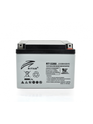 Акумуляторна батарея Ritar 12V 26.0AH (RT12260/04232) AGM