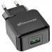 Сетевое зарядное устройство Grand-X (1xUSB 5В/2.1А) Black (CH-03B)