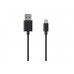 Сетевое зарядное устройство Grand-X (1xUSB 2.1A) Black (CH03LTB) + кабель Lightning