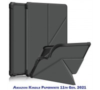 Чохол-книга BeCover Ultra Slim Origami для Amazon Kindle Paperwhite 11th Gen. 2021 Gray (707221)