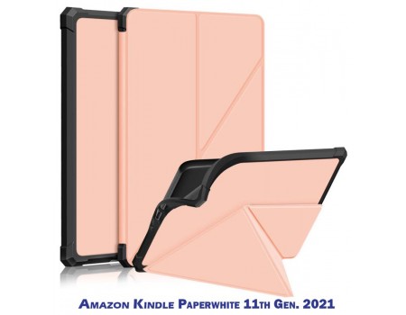 Чехол-книжка BeCover Ultra Slim Origami для Amazon Kindle Paperwhite 11th Gen. 2021 Rose Gold (707223)