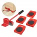 Набор для перемещения мебели Supretto, 5 предметов, красный (60570001)
