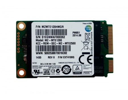SSD  128GB Samsung PM851 mSATA TLC (MZMTE128HMGR) OEM