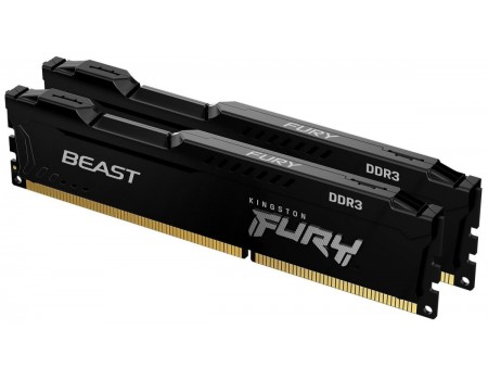 DDR3 2x8GB/1866 Kingston Fury Beast Black (KF318C10BBK2/16)