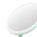 Дзеркало для макіяжу з LED підсвічуванням DOCO Pro (M002) Green