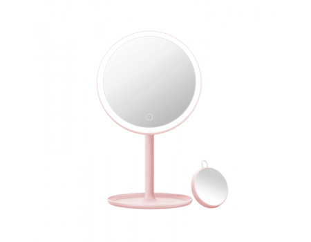 Дзеркало для макіяжу з LED підсвічуванням DOCO Pro (M002) Pink