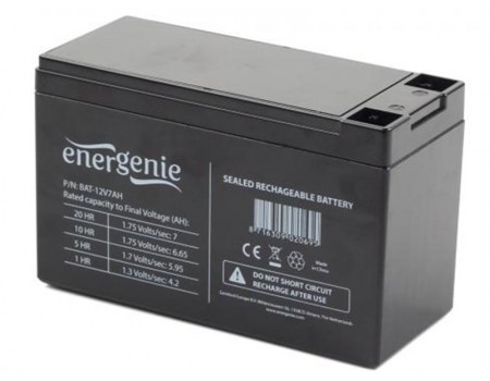Акумуляторна батарея EnerGenie 12V 7.5AH (BAT-12V7.5AH)