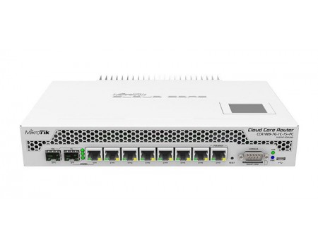 Маршрутизатор MikroTik CCR1009-7G-1C-1S+PC (8x1G, 1xSFP/1G, 1xSFP+, microUSB port, 1GHzx9 core, Passive cooling)